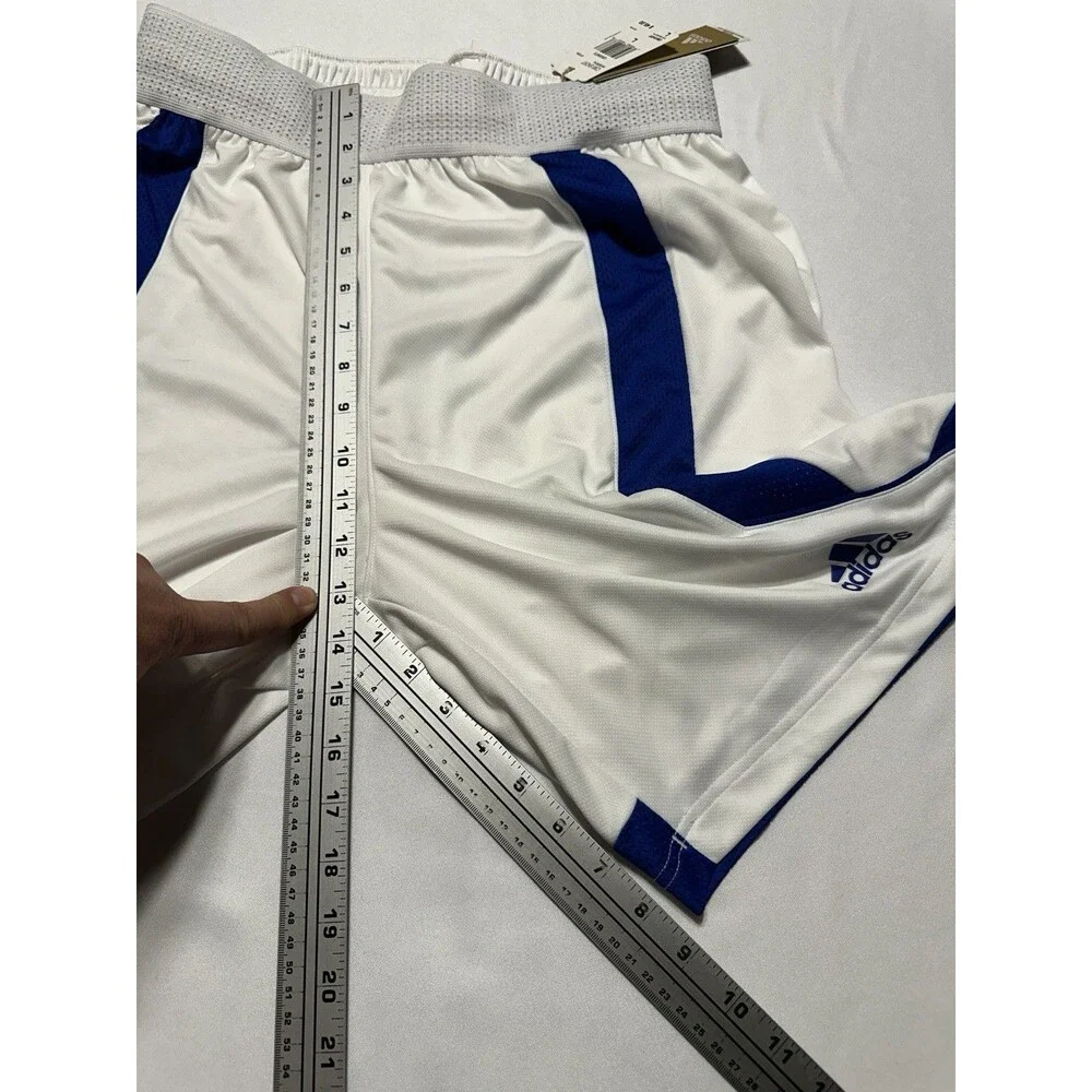 adidas C365 Basketball Shorts Mens Large Blue White Athletic Gym NWT DY7376 New